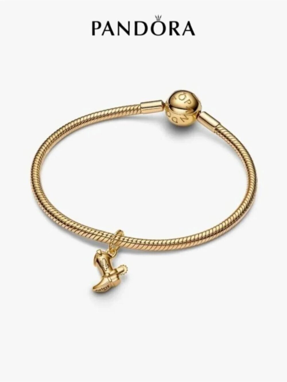 Pandora Disney Pixar Toy Story Cowboy Boot Charm Bracelets